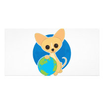 Chihuahua Earth Day Photo Card Template