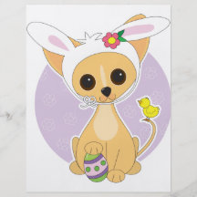Chihuahua Easter Personalized Flyer
