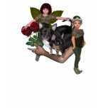Chihuahua Elves Roses T-Shirt Chihuahua Elves Roses T-Shirt