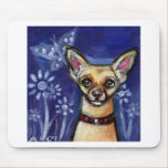 Chihuahua eyes butterfly mouse mats