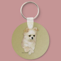 Chihuahua Fawn Puppy Keychain