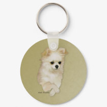 Chihuahua Fawn Puppy Keychain