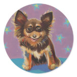 Chihuahua - fun colorful cute original painting stickers