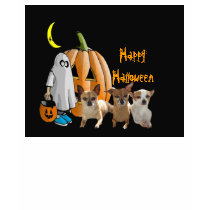 Chihuahua Halloween Ladies T-Shirt