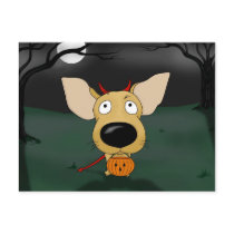 Chihuahua Halloween postcards by NothinButtDogs Chihuahua Halloween postcards