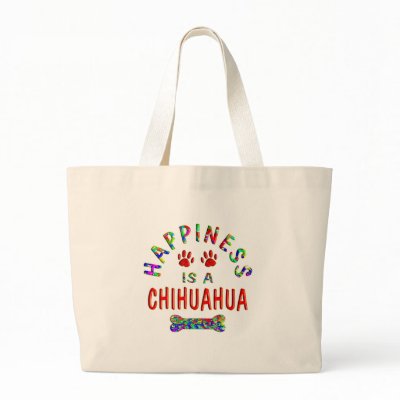Chihuahua Happiness Canvas Bag by TLArnold4