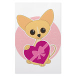 Chihuahua Heart Personalized Stationery