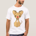 Chihuahua in Rudolf Costume t-shirts