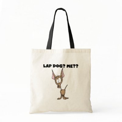 Chihuahua Lap Dog Tote Bag by toddlersplace