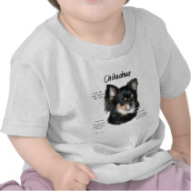 Chihuahua (long) History Design T Shirts