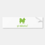 Chihuahua Longhaired Bumper Sticker