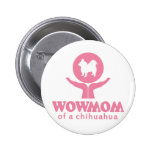 Chihuahua Longhaired Button