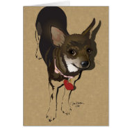 Chihuahua Love card