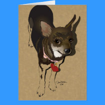 Chihuahua Love cards