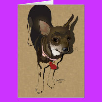 Chihuahua Love cards