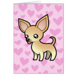 Chihuahua Love (smooth coat) Greeting Card