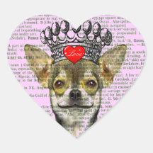 CHIHUAHUA LOVE STICKER- KING OF AFFECTION