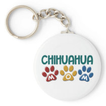 CHIHUAHUA Mom Paw Print 1 Key Chains
