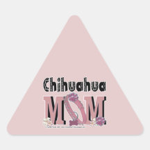 Chihuahua MOM Triangle Sticker