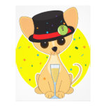 Chihuahua New Year Letterhead Template