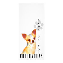 Chihuahua Paws Up Rack Cards
