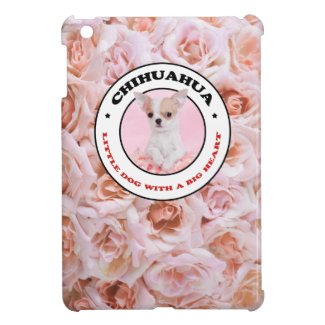 Chihuahua pink iPad mini case