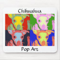 Chihuahua Pop Art mousepads