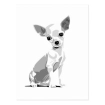 artsprojekt, chihuahua, dog, pet, friend, animal, Postcard with custom graphic design