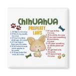 Chihuahua Property Laws 4 Refrigerator Magnets