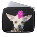 Chihuahua punk rocker Neoprene Laptop Sleeve