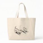 Chihuahua pups playing bags
