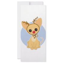 Chihuahua Rudolf Customized Rack Card