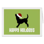Chihuahua Santa Hat Card