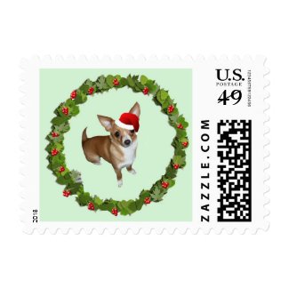 Chihuahua Santa Postage