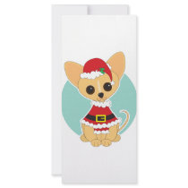 Chihuahua Santa Customized Rack Card