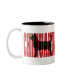 Chihuahua silhouette coffee mug