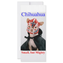 Chihuahua Small But Mighty Breed Customized Rack Card