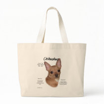 Chihuahua (smooth) History Design Tote Bag