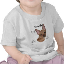 Chihuahua (smooth) History Design T-shirt