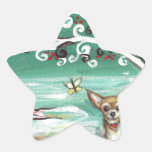 Chihuahua spiritual tree love heart star stickers