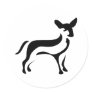 Chihuahua Round Stickers