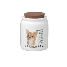 Chihuahua Treat Jar Candy Jars