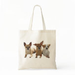 Chihuahua Trio Tote Bag