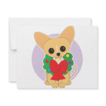 Chihuahua Wreath Announcements