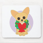 Chihuahua Wreath mousepads