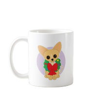 Chihuahua Wreath Mugs