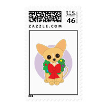 Chihuahua Wreath Postage