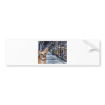 Chihuahua Xmas Holiday bumper stickers by zadajeanne Chihuahua Xmas Holiday bumper stickers