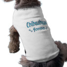 dog_sleeveless - Chihuahua lovers will enjoy this beautiful blue design with paw prints and the words Chihuahuas Forever.