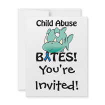 Child Abuse BITES Personalized Invite